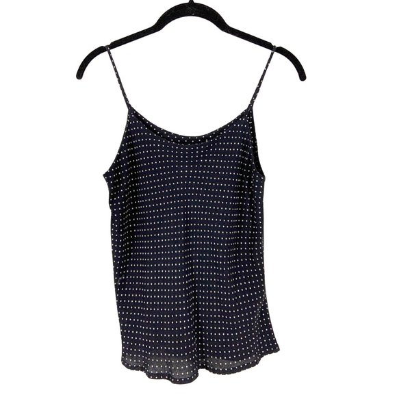 Shelli Segal Tops - Cute Flirty Polka Dot Spaghetti Strap Sleeveless Shirt